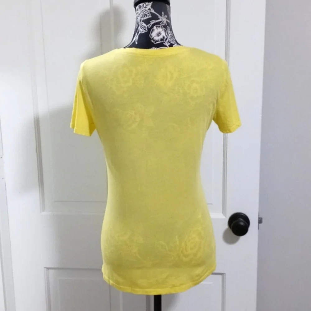 🌞LOFT🌞 - Yellow S/S V-Neck Tee